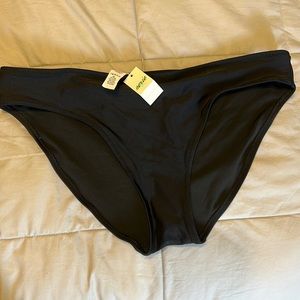 black bikini bottoms